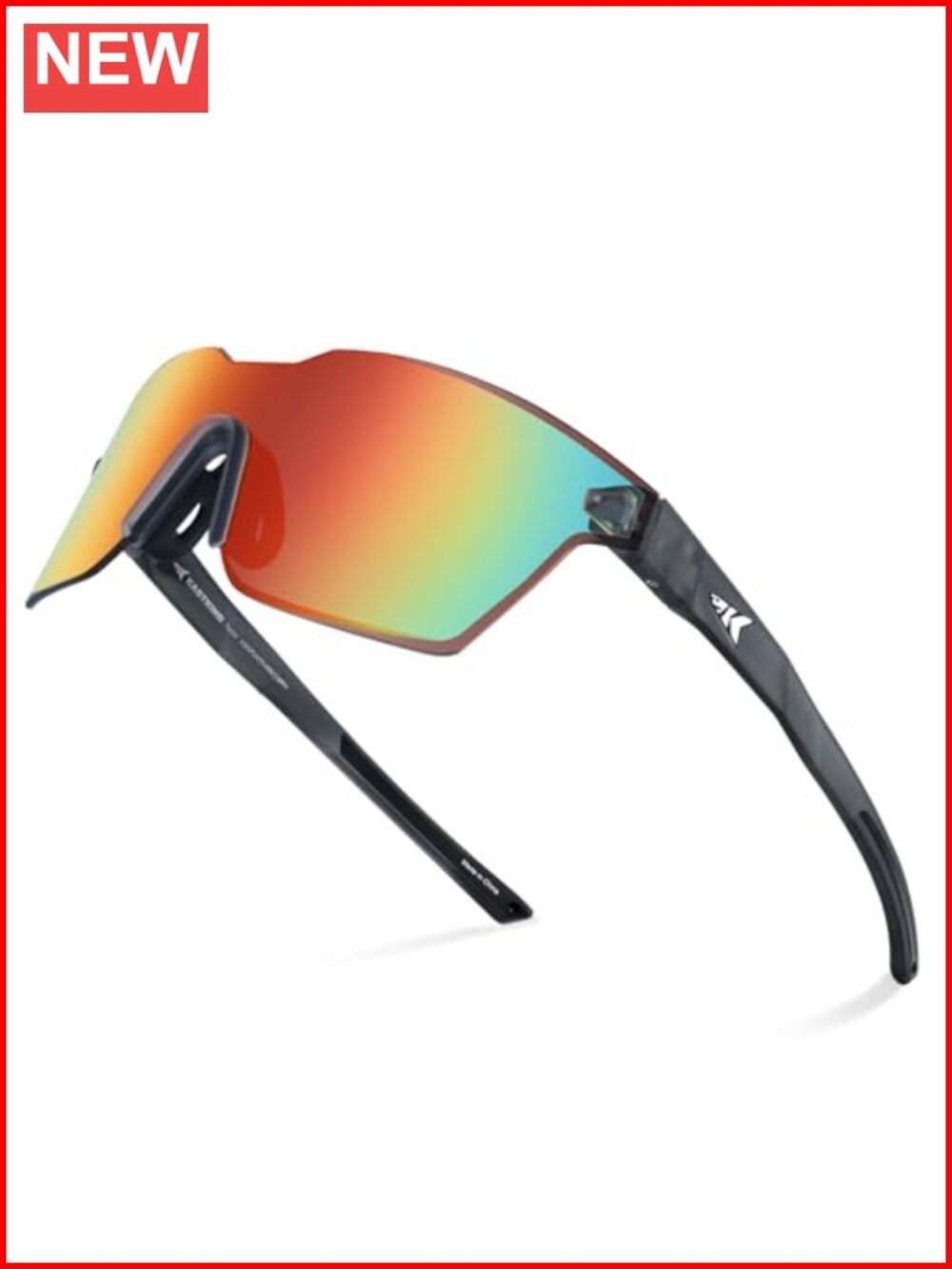 Polarized Fishing Sunglasses Rimless Wrap PC Lens UV Protection